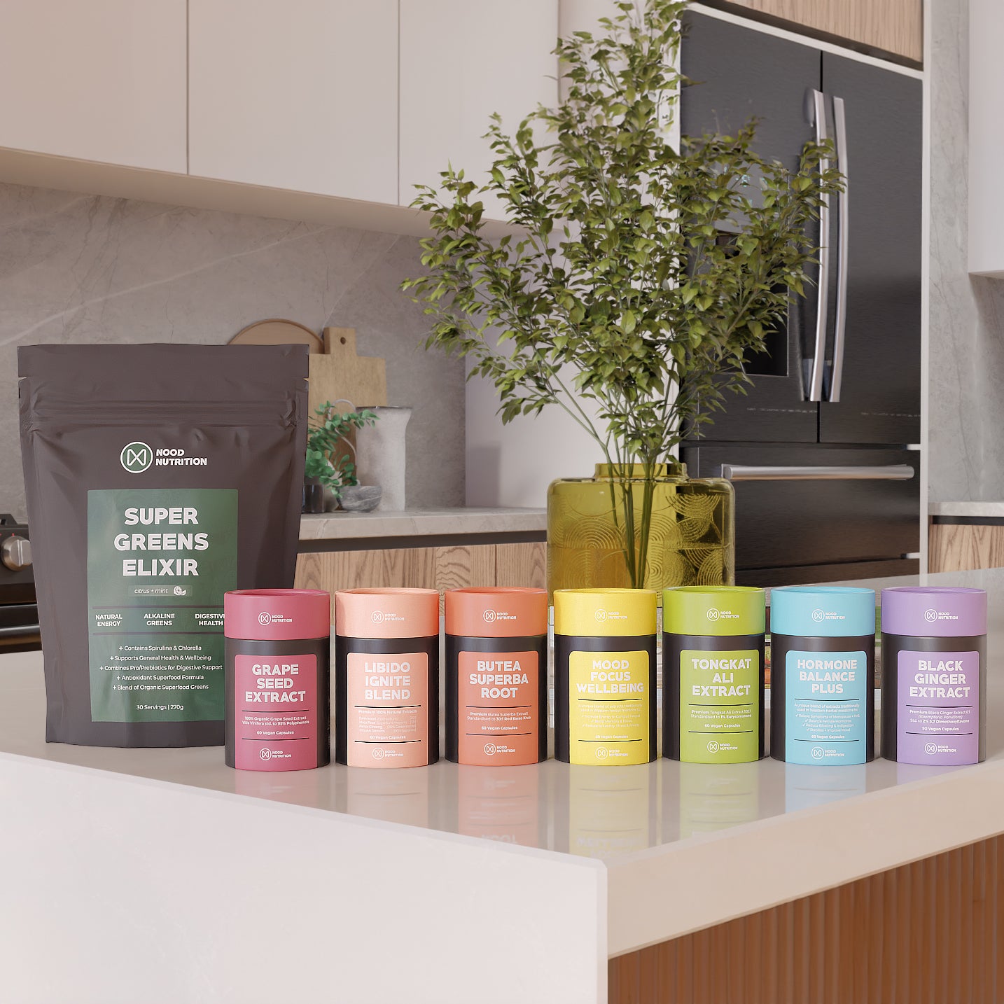 Plant Based Extracts - All Products on Counter | Nood Nutrition Australia