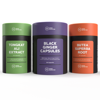 The Super Stack product bundle with Capsules front view | Nood Nutrition