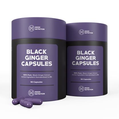 Nood Nutrition - Black Ginger Capsules - 2 Tubs