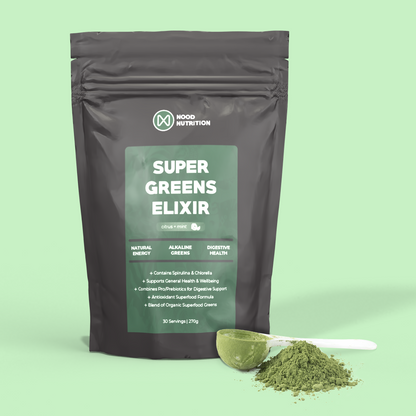 Super Greens Elixir - Greens Powder - Nood Nutrition - lifestyle background