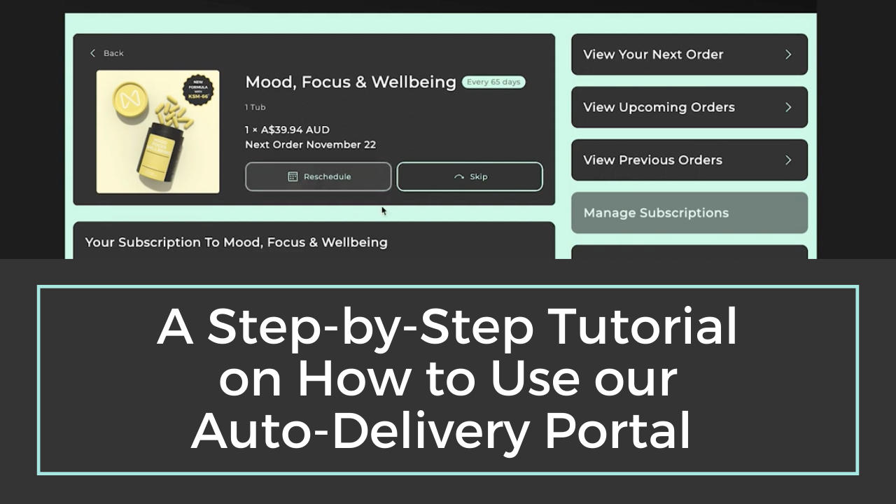 Load video: How to manage your Auto-Delivery