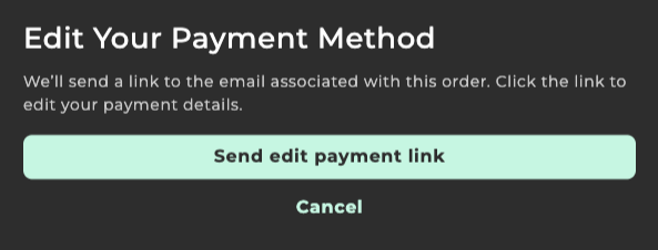 Edit your Auto-Delivery payment info